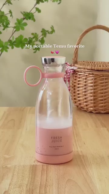 Portable Mini Juice Blender USB Rechargeable Mixer Juicer